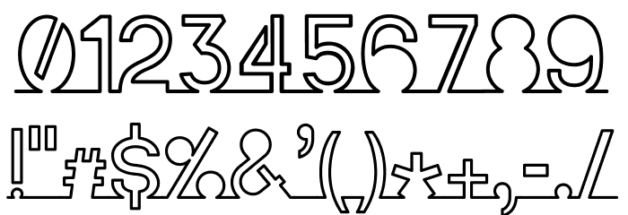 I am online with u Personal Use Only Line Font OTHER CHARS