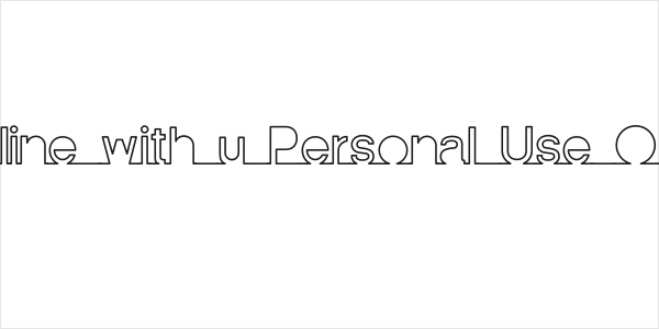 I am online with u Personal Use Only Line Logo