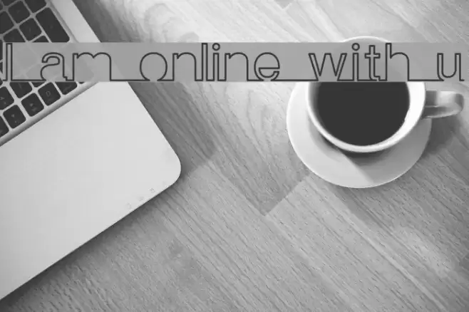 I am online with u Font examples