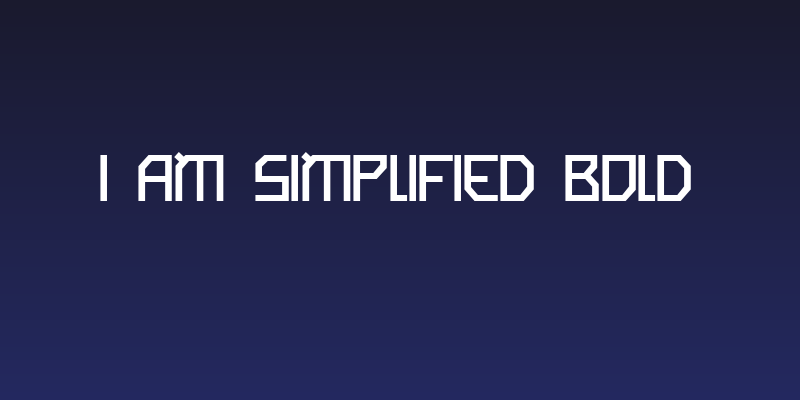 I am simplified Bold Social Header