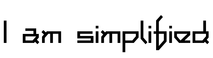 I am simplified  フリーフォントのダウンロード