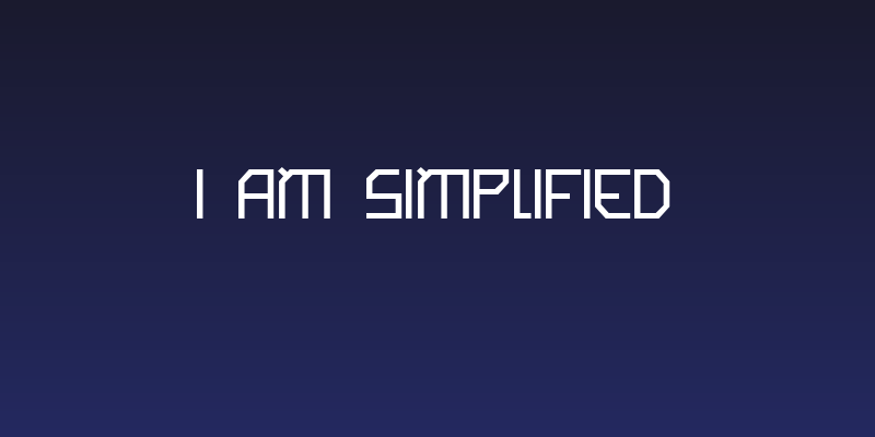 I am simplified Social Header