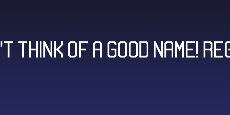 I can't think of a good name! Regular Social Header