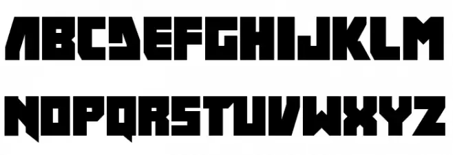I fink u freeky Schriftart Groß