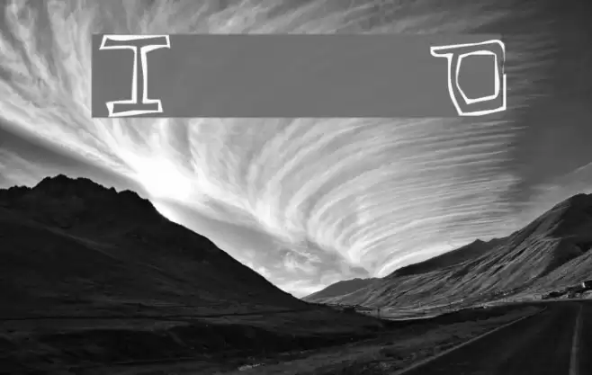 I hate you   Oddtype Font examples