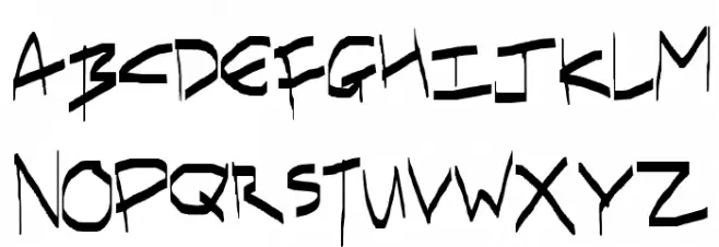 I have gone crazy Schriftart Groß