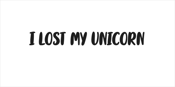 I lost my Unicorn Logo