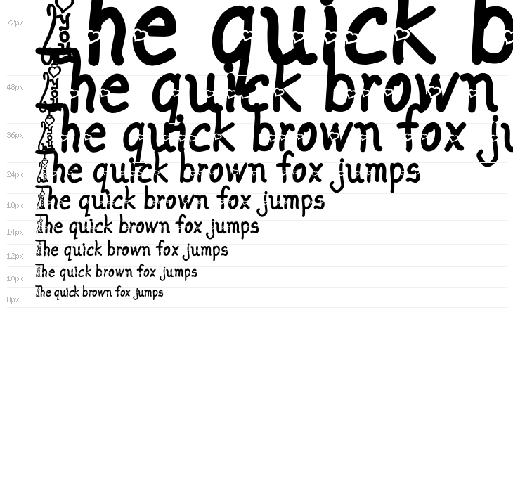 I love you ABC 123 Waterfall