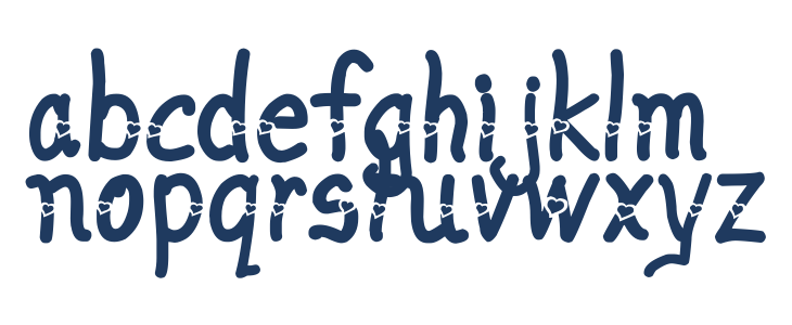 I love you ABC 123 Lowercase