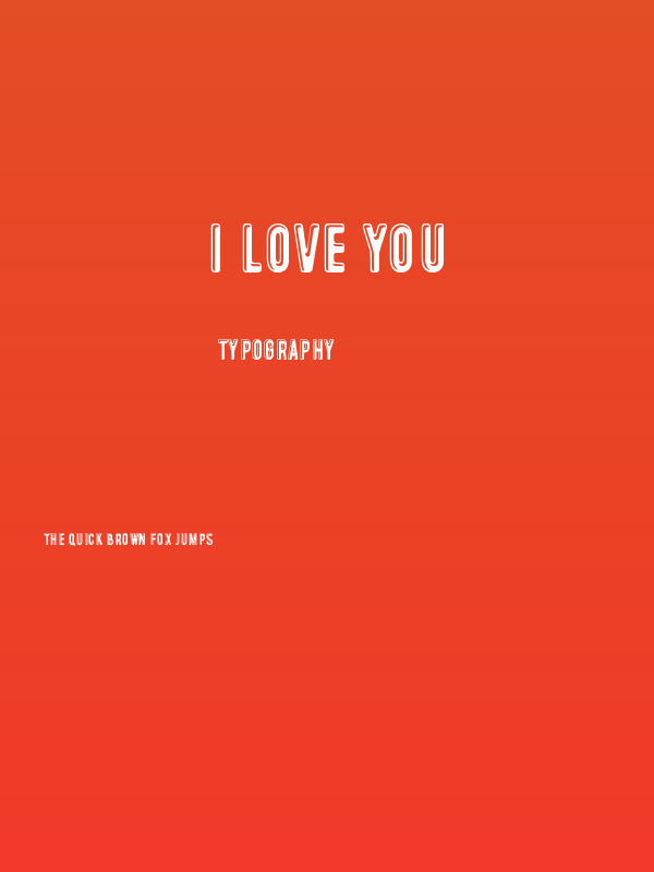 I love you Poster
