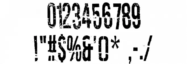 I tell you all my secrets Font OTHER CHARS