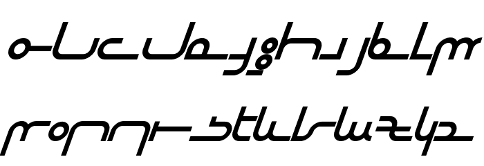 I2ArabiaConsole Font LOWERCASE