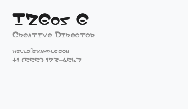 I2Eos E Business Card