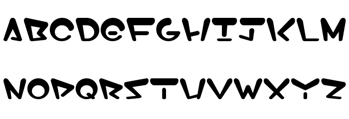 I2Eos E Font LOWERCASE