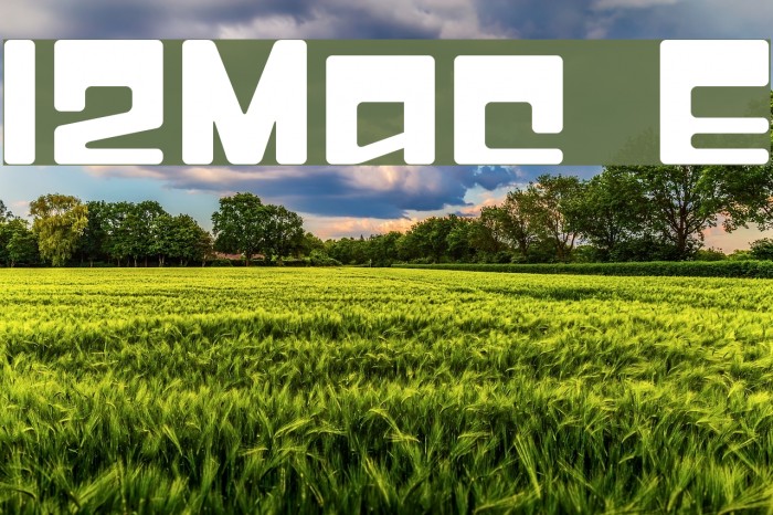 I2Macross E Font examples