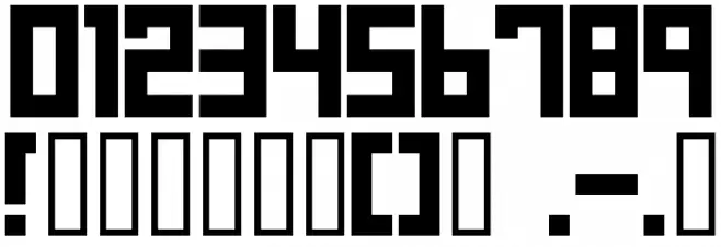 I2koukaku e Font Alte caractere