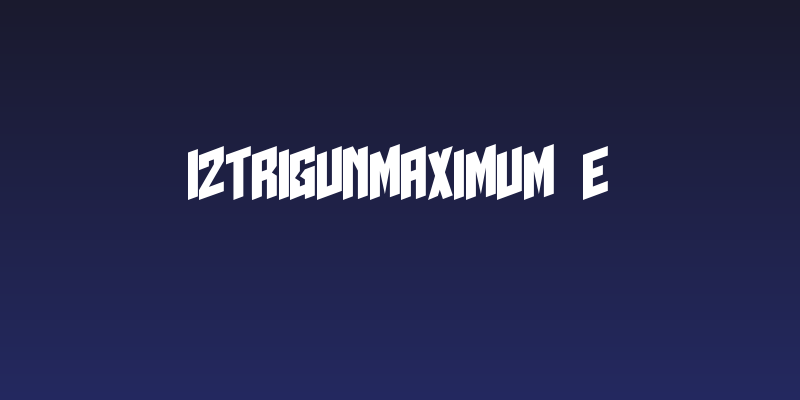 I2trigunMaximum E Social Header