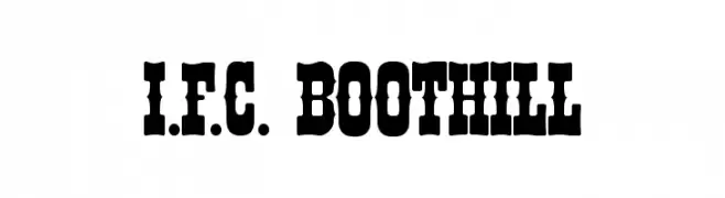 I.F.C. BOOTHILL  Descarca Fonturi Gratis