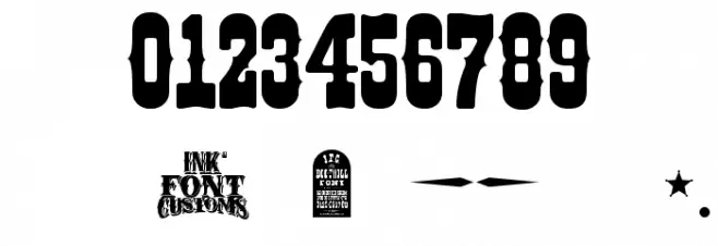 I.F.C. BOOTHILL Font OTHER CHARS