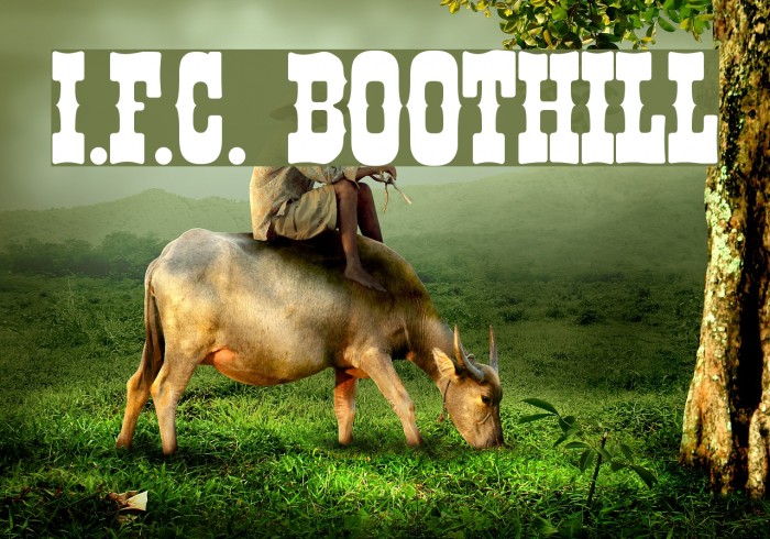 I.F.C. BOOTHILL Font examples