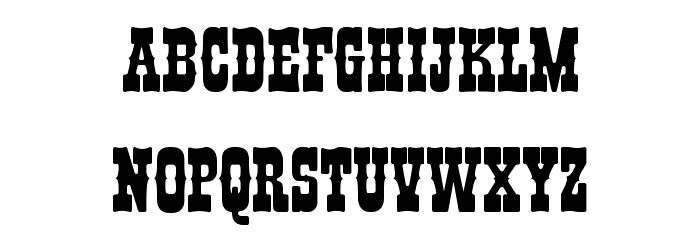 I.F.C. BOOTHILL Font LOWERCASE