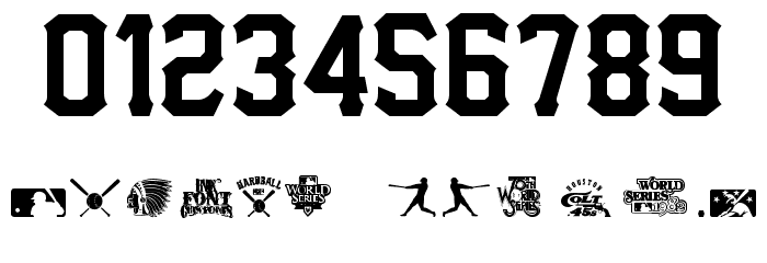 I.F.C. HARDBALL Font OTHER CHARS