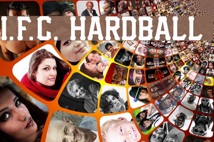 I.F.C. HARDBALL Font examples