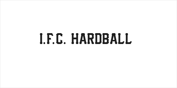I.F.C. HARDBALL  Logo