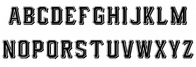 I.F.C. HOTROD TYPE Schriftart Kleinbuchstaben