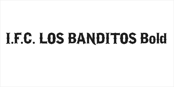 I.F.C. LOS BANDITOS Bold Logo