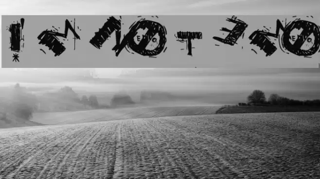 I'M NOT EMO Font examples
