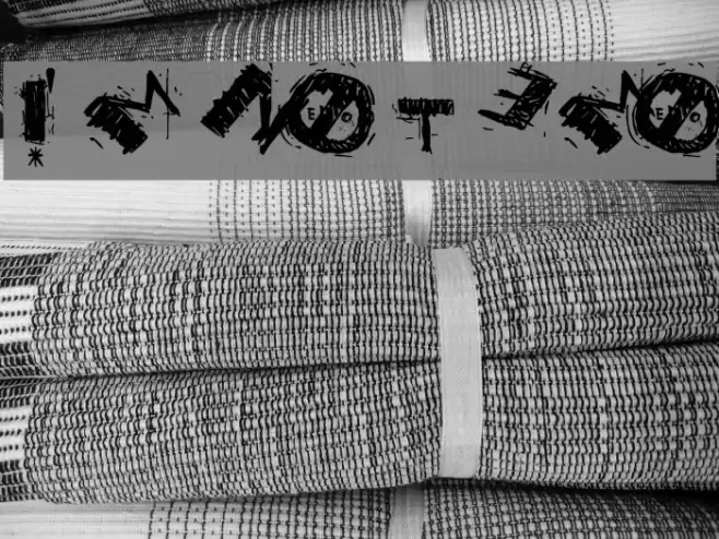 I'M NOT EMO Font examples