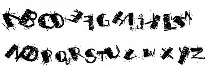 I'M NOT EMO Font LOWERCASE