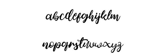 I_Love_January Font LOWERCASE
