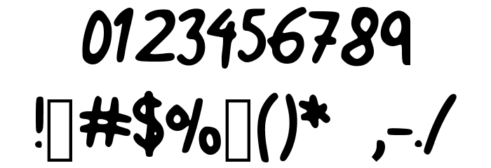 I_Love_Pugs Font OTHER CHARS