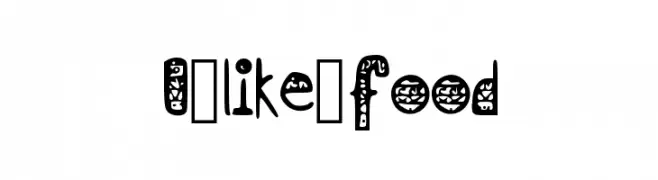 I_like_food  Frei Schriftart Herunterladen