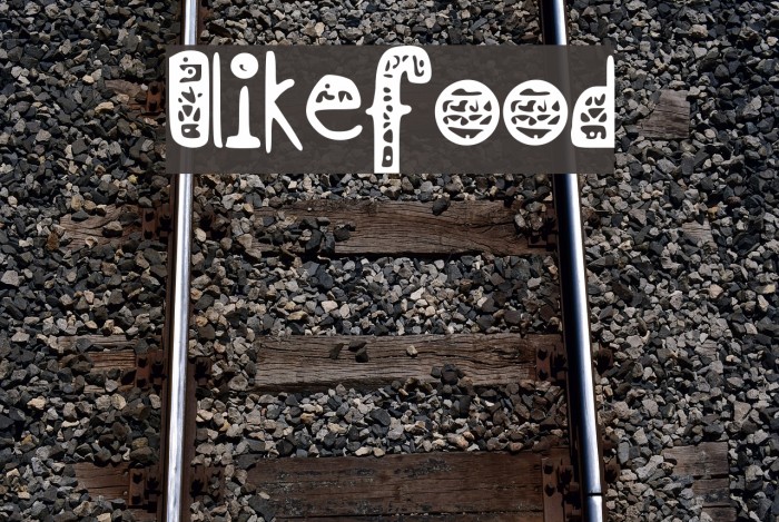 I_like_food Font examples