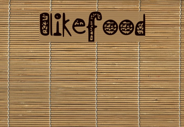 I_like_food Font examples