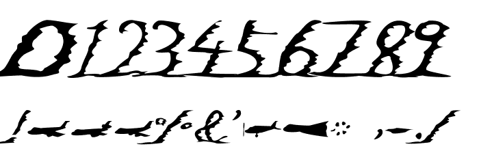 I'm-NOT-Weapon Font OTHER CHARS