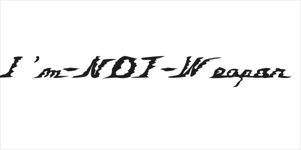 I'm-NOT-Weapon Logo
