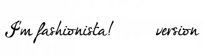 I'm fashionista!_FREE-version  les polices de caractères gratuit tlcharger