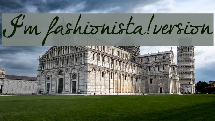 I'm fashionista!_FREE-version Font examples