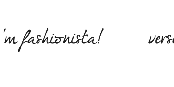 I'm fashionista!_FREE-version Logo