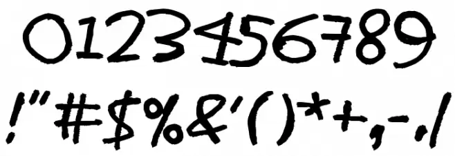 I've seen that face before Font OTHER CHARS