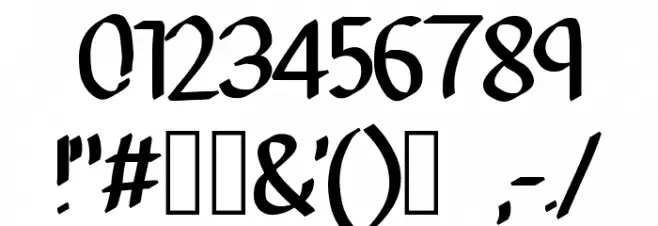 i do not trust you Font OTHER CHARS