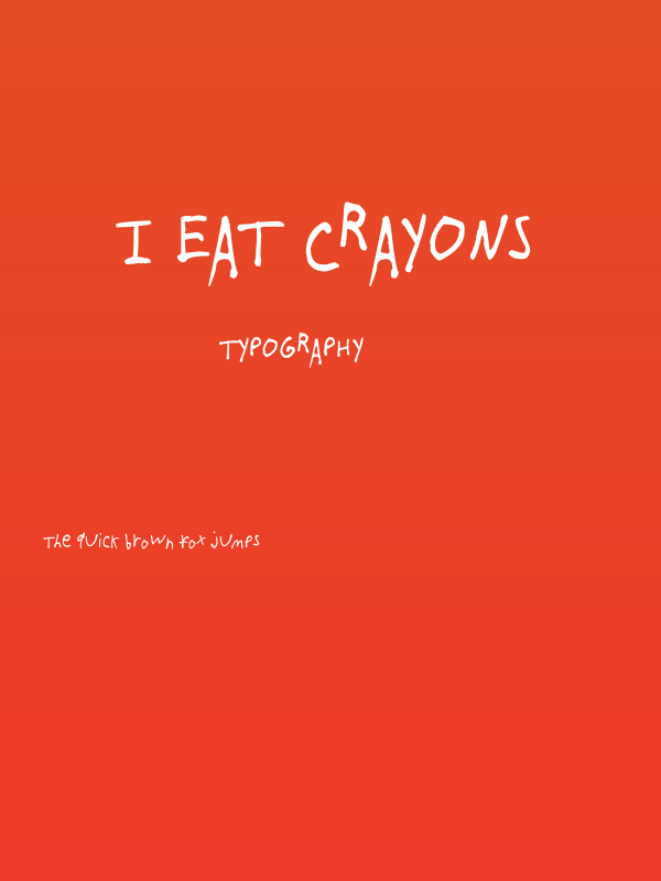 i eat crayons Poster