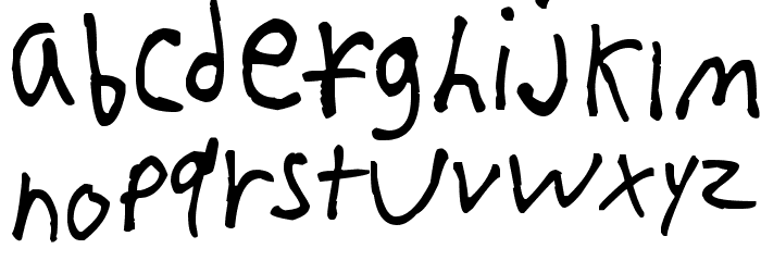 i eat crayons Font LOWERCASE