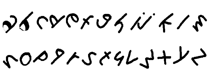 i-font Caratteri MINUSCOLO