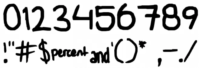 i like you, stay in my life. Font OTHER CHARS
