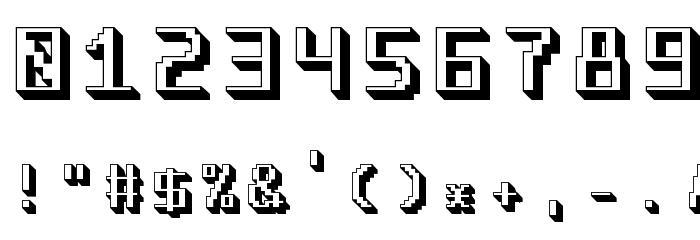i8080 Font OTHER CHARS